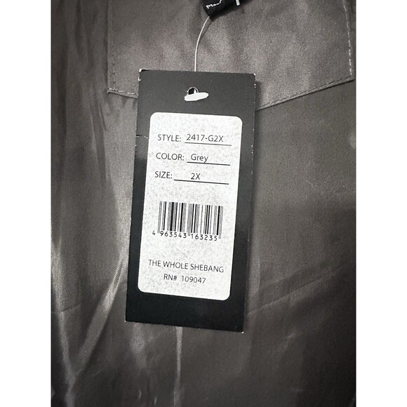 U2Wear Men's Bomber Puffer Jacket Navy 2XL XXLarge - Picture 4 of 5